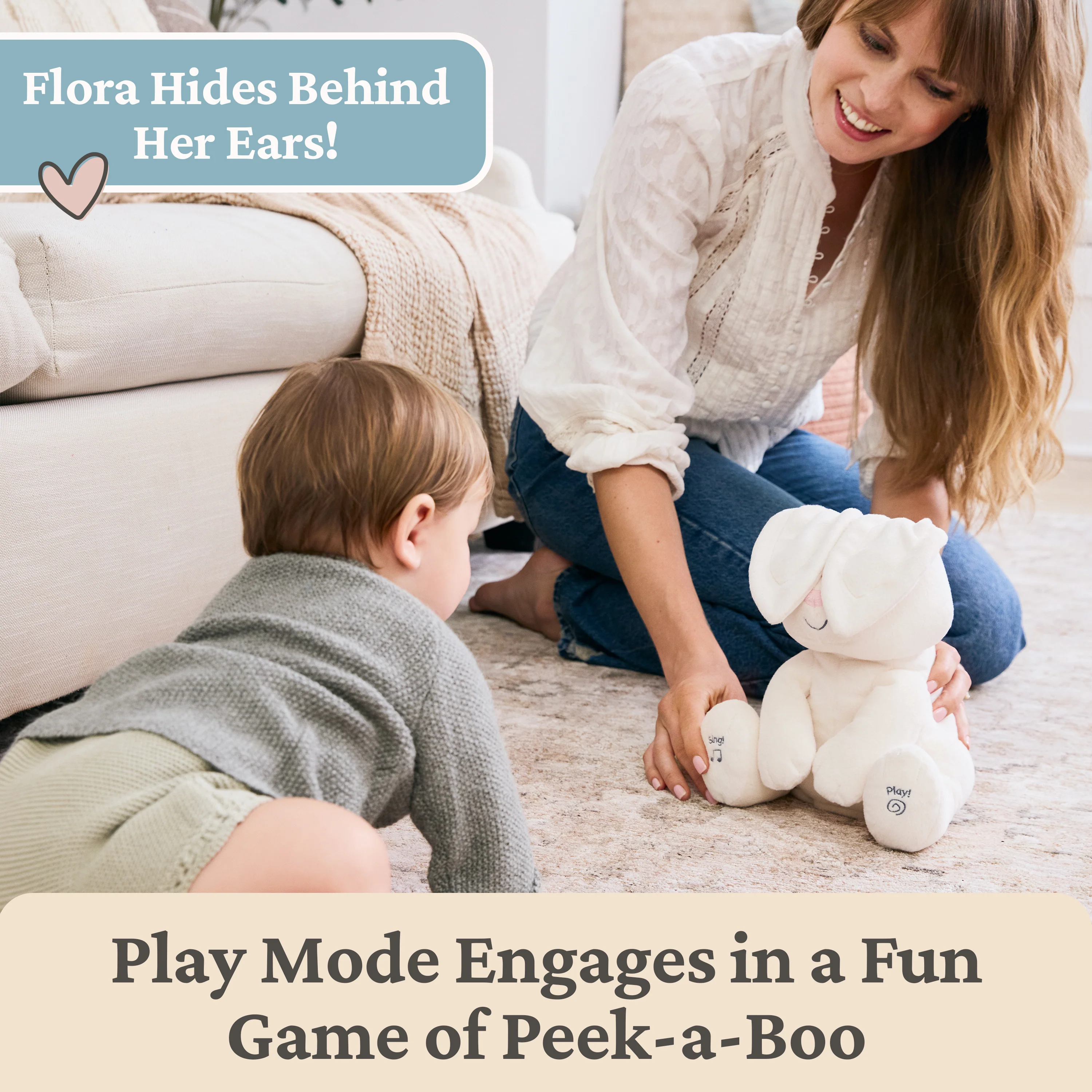 Animated Flora the Bunny, 12 in - Image 3