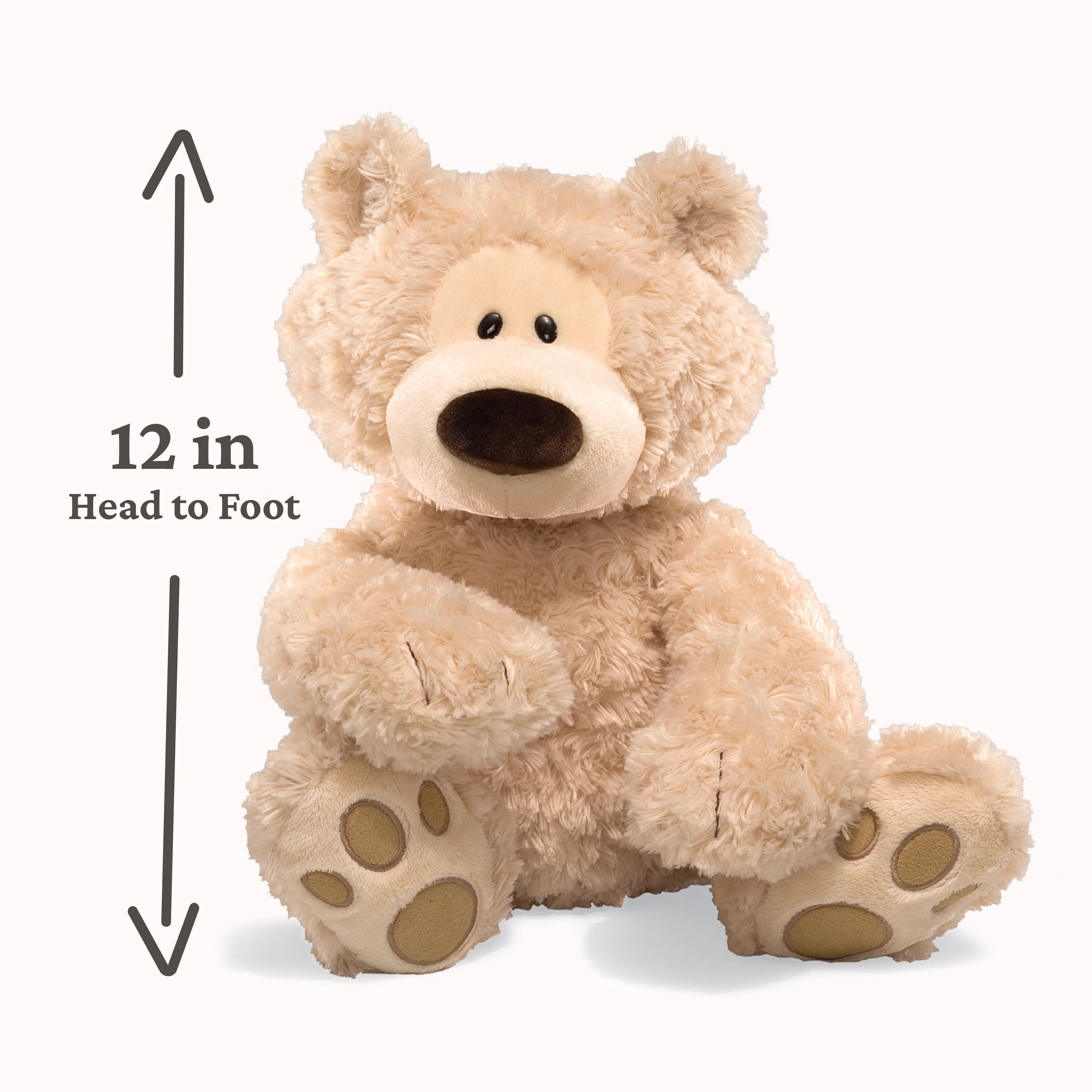 Philbin Bear, Beige, 12 in - Image 4