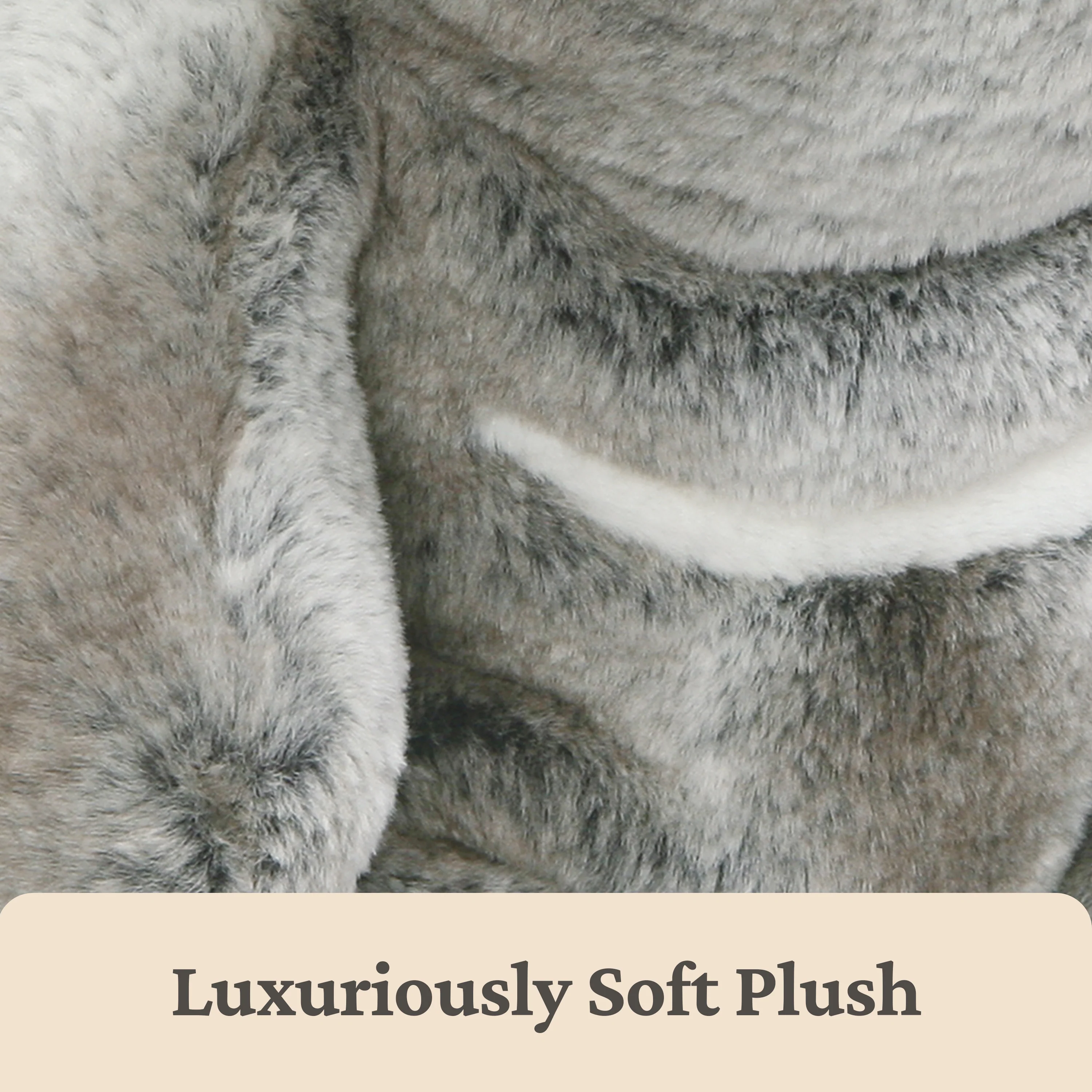 Snuffles® Two-Tone, Gray Brown, 13 in - Image 6