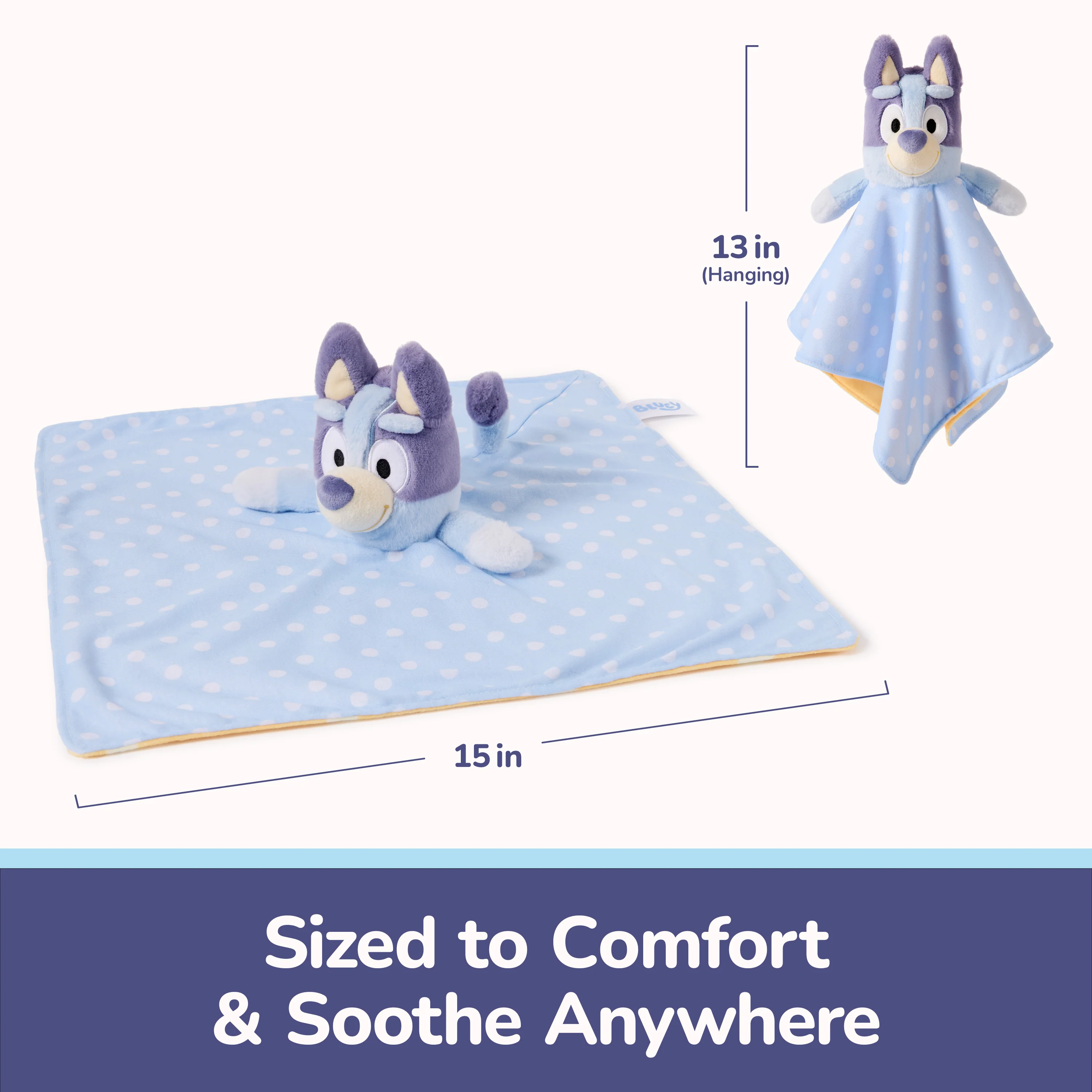 Sustainably Soft: Bluey Lovey, 13 in (Made from 100% Recycled Materials) - Image 2