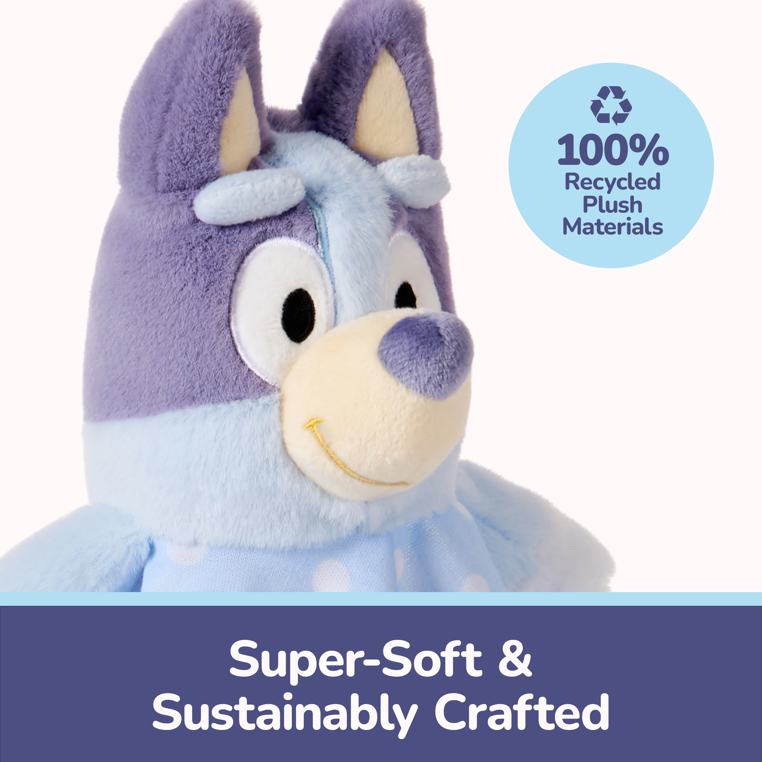 Sustainably Soft: Bluey Lovey, 13 in (Made from 100% Recycled Materials) - Image 4