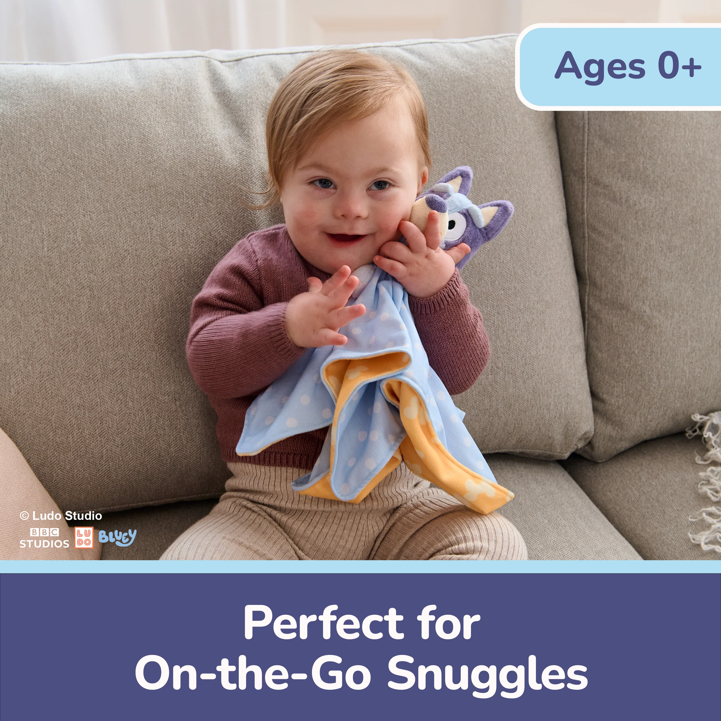 Sustainably Soft: Bluey Lovey, 13 in (Made from 100% Recycled Materials) - Image 5