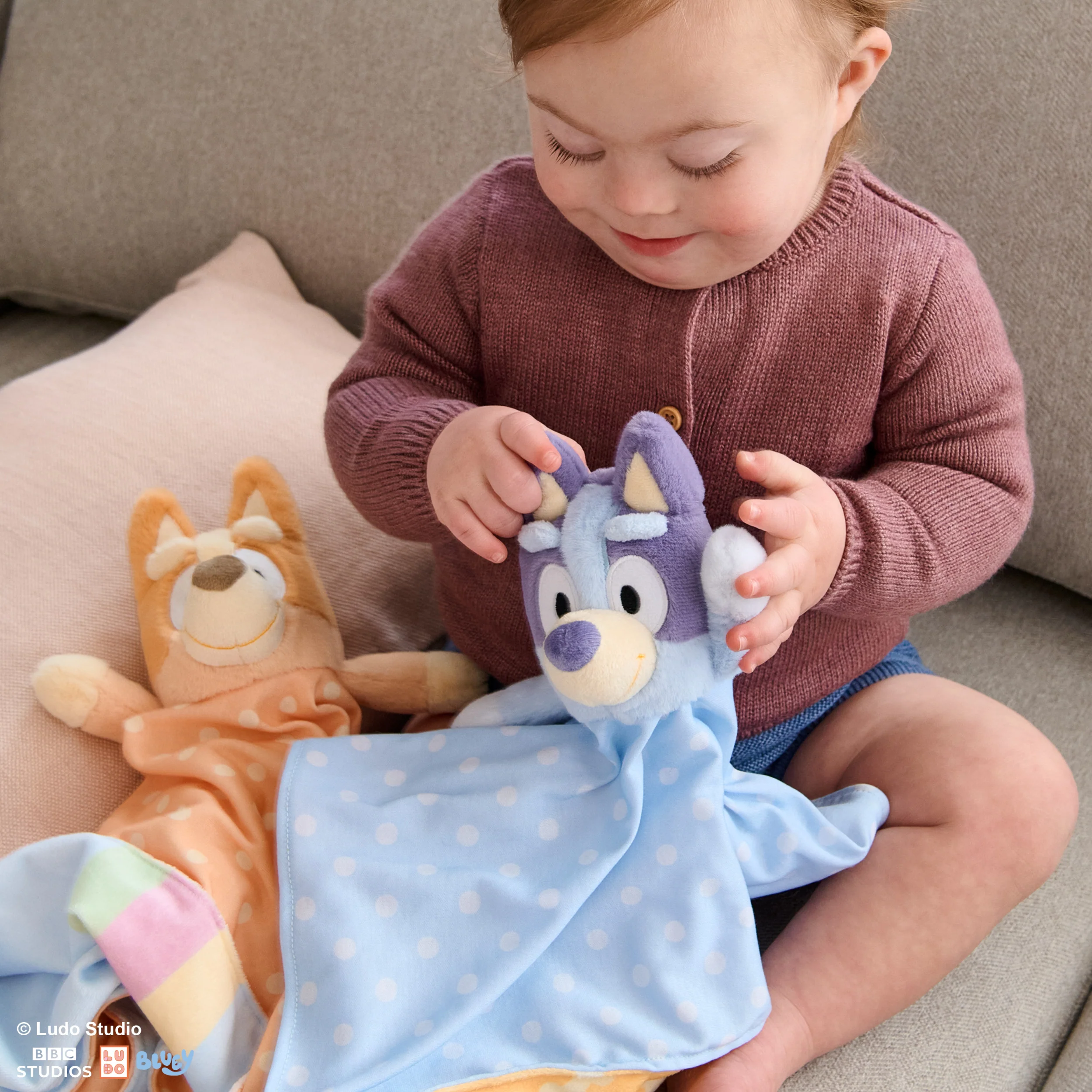 Sustainably Soft: Bluey Lovey, 13 in (Made from 100% Recycled Materials) - Image 7