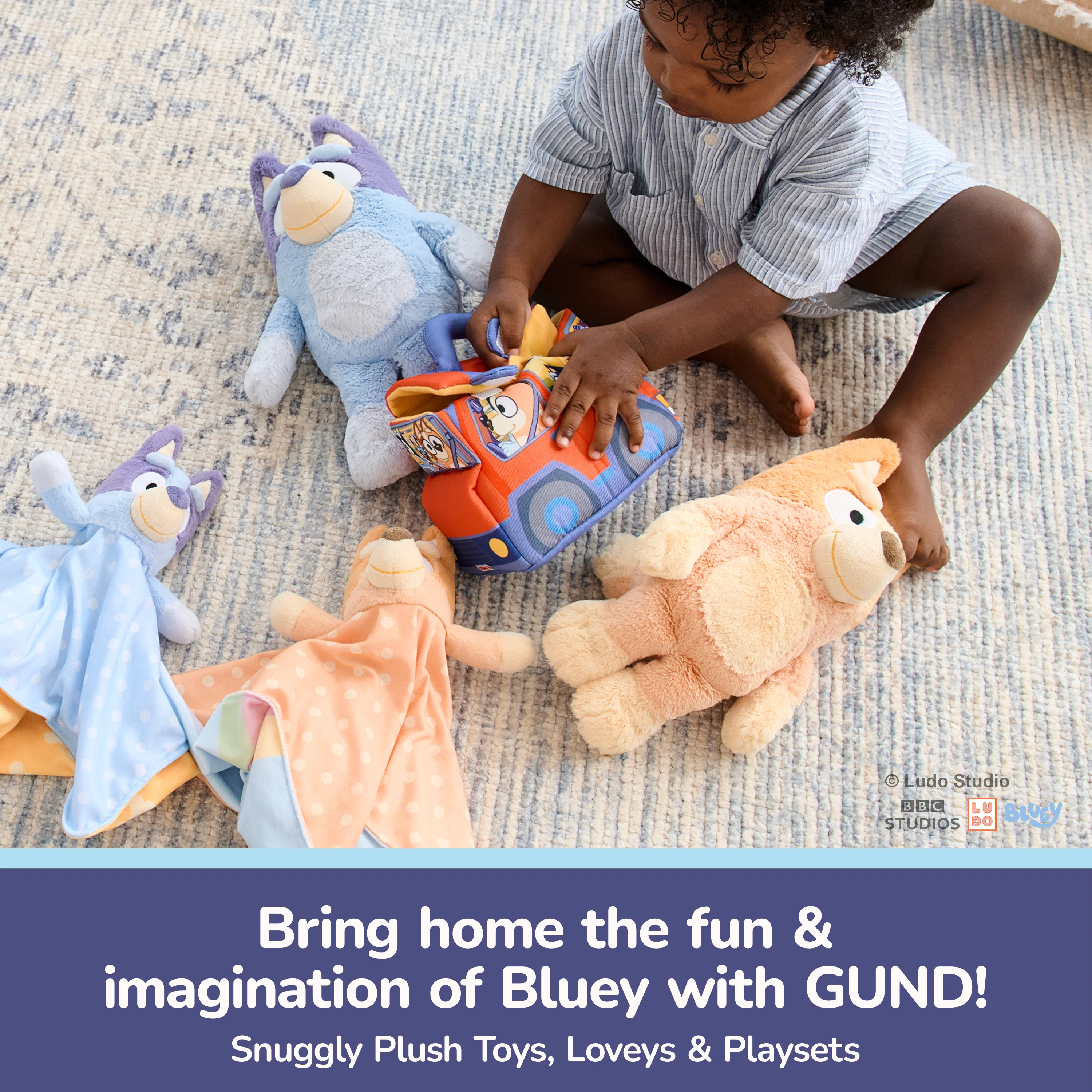 Sustainably Soft: Bluey Lovey, 13 in (Made from 100% Recycled Materials) - Image 8